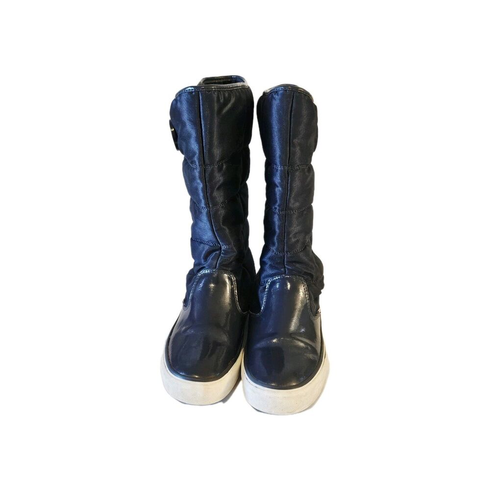 Vans Navy Blue Winter Boots Size 8.5 - Picture 3 of 10